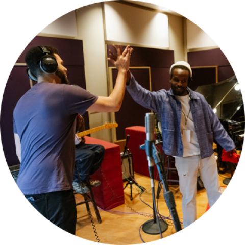 studio session
