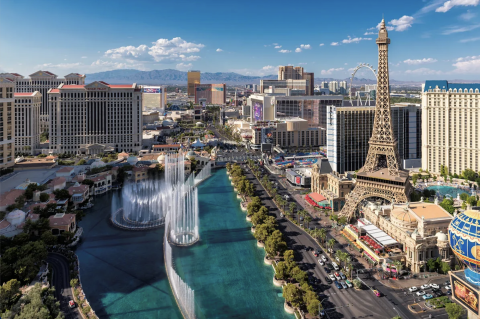 Vegas city skyline
